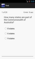 Australian Citizenship Test capture d'écran 1