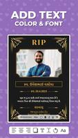 RIP - Shradhanjali  Card Maker imagem de tela 3