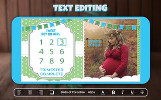 Baby Bump Photo Frame постер