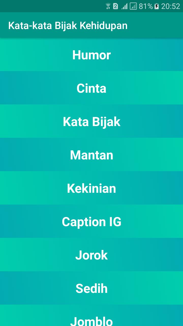 Kata Kata Bijak Kehidupan 2020 For Android Apk Download