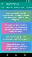 Status WA Terbaru syot layar 1