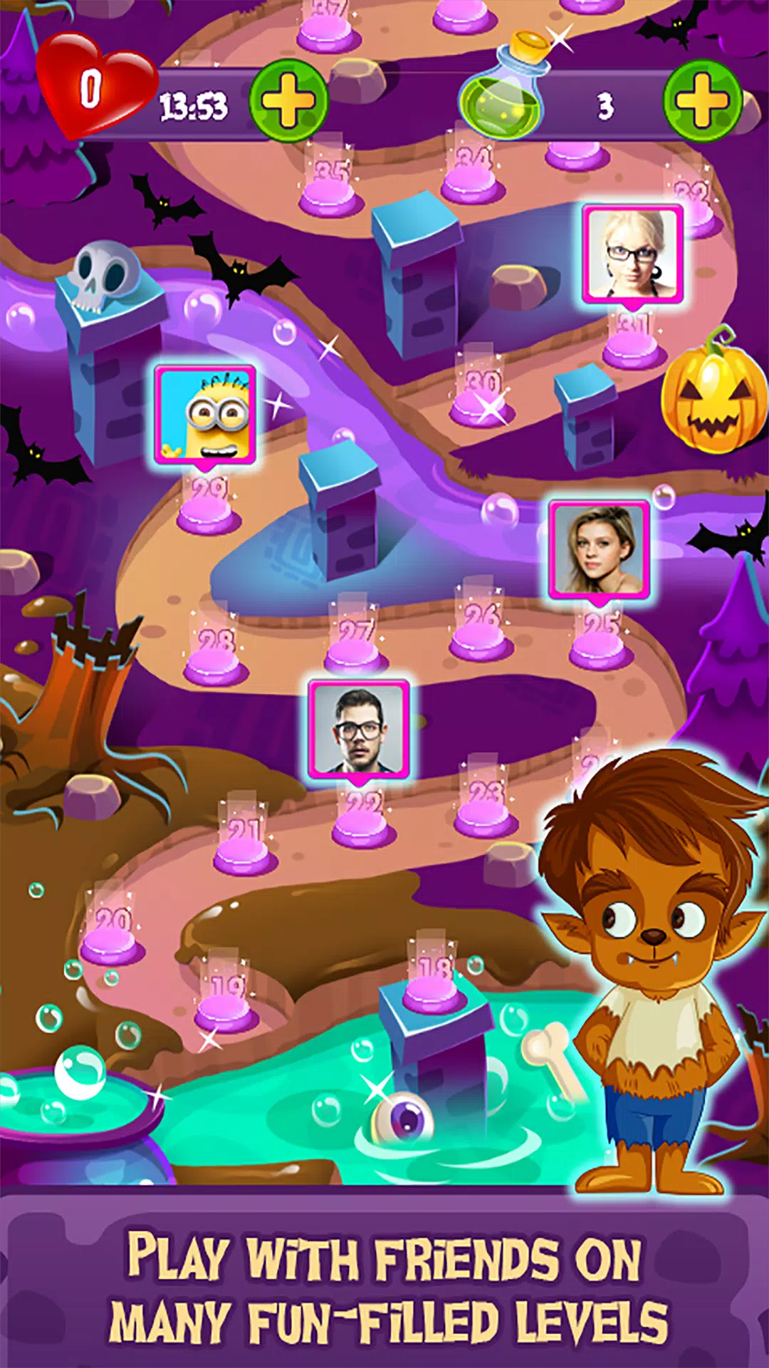 Witch Splash – Match 3 Puzzle