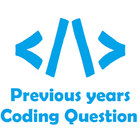 Previous year coding question ícone