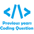 Previous year coding question icône