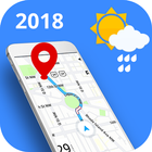 GPS Route Finder & Weather Maps, Live Street View アイコン