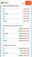 برنامه‌نما German Arabic Dictionary - conjugation & examples عکس از صفحه