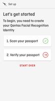 Qantas Facial Recognition screenshot 2