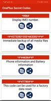 Secret Codes for OnePlus Mobil capture d'écran 1