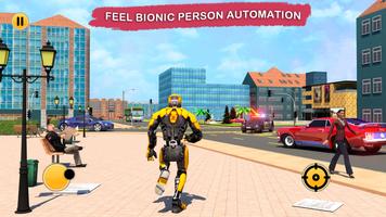 Flying Robot Hero: robot games screenshot 3
