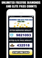 Free Diamonds & Elite Pass Cou 截图 1