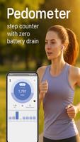 Pedometer, step counter الملصق