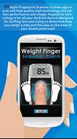 Weight Finger Scanner Prank poster