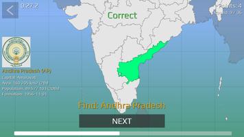 India Map Quiz ảnh chụp màn hình 2