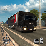 Heavy Truck Driver Transport Cargo 3D