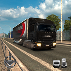 Heavy Truck Driver Transport Cargo 3D 图标