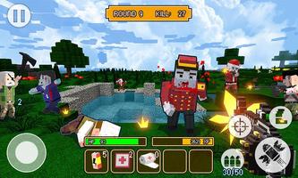 Pixel War Last Survival 3D - Battle Royale Game 截圖 1