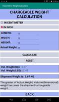 Volumetric Weight Calculator স্ক্রিনশট 2