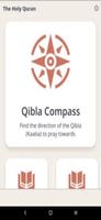 Holy Quran with Qibla poster