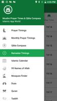 Qibla Compass & Prayer Times Cartaz