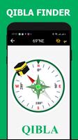 Qibla Compass - Prayer Times poster