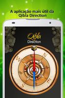 Qibla Direção, Qibla Finder, Qibla Bússola Cartaz