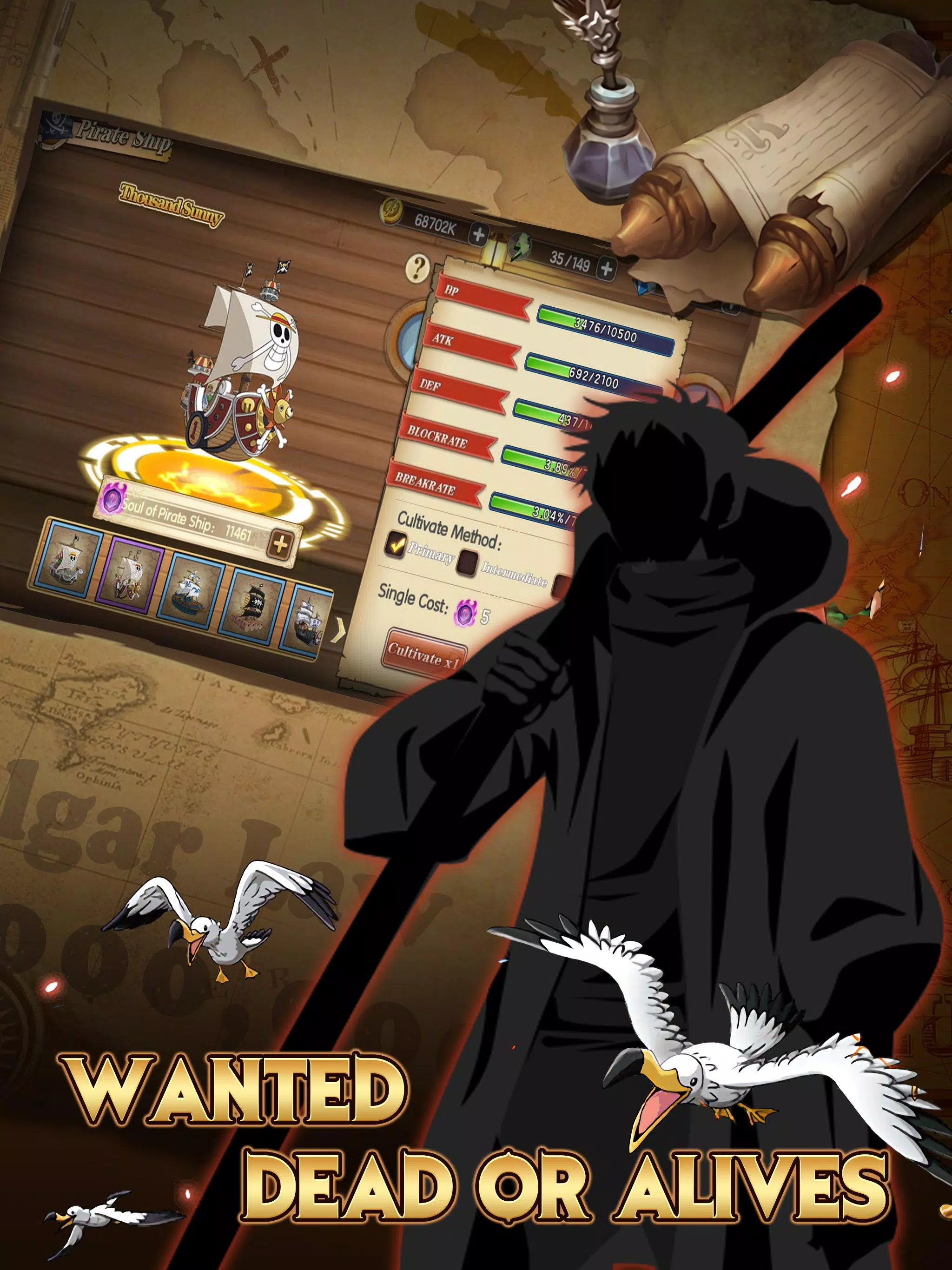 Stream Join the Straw Hat Pirates in One Piece Hot Blood Route APK