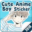 WAStickerApps - Cute Anime Boy Sticker APK