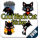 Cool Black Cat Sticker - WAStickerApps APK