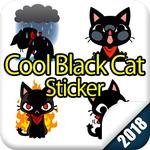 Cool Black Cat Sticker - WAStickerApps APK