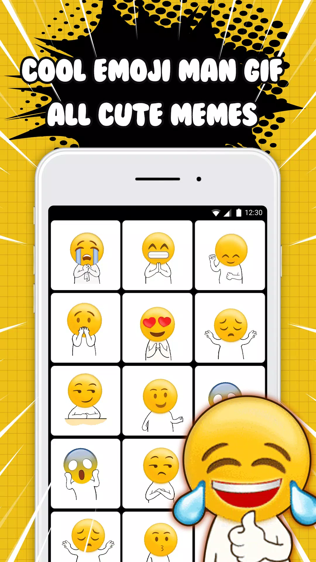 Emoji man cute gif- Simple Keyboard安卓版应用APK下载