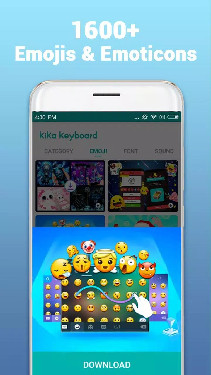 Descarga de APK de Kika Teclado - Emojis, GIF para Android