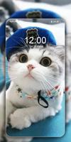 Cute Cat Wallpaper Live HD Affiche