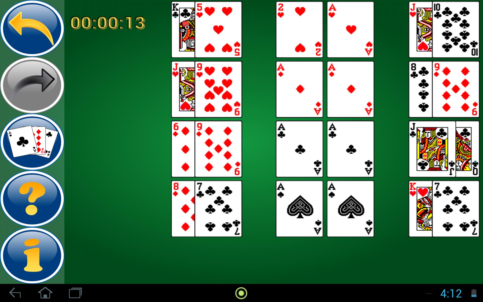 Карточные пасьянсы. Пасьянс диагональ. Solitaire. Card game Solitaire. Короли и дамы: пасьянс. Пасьянс короли тдады