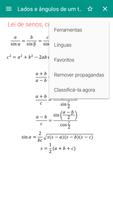 Fórmulas Matemáticas imagem de tela 2