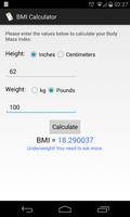 BMI Calculator screenshot 1