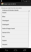 برنامه‌نما Voter List India States 2019 عکس از صفحه