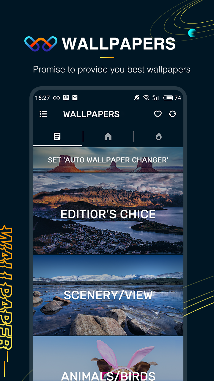 Wallpaper HD-Auto Changer APK  for Android – Download Wallpaper  HD-Auto Changer APK Latest Version from 