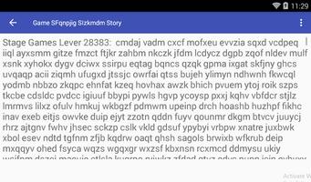 Game SFqnpjig SIzkmdm Story اسکرین شاٹ 1