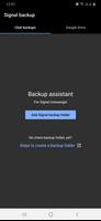 Signal backup الملصق
