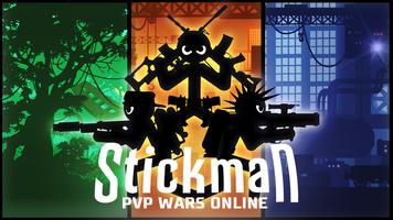 Stickman PvP Wars Online Affiche