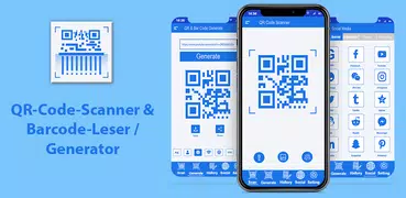 QR-Code-Scanner & Barcode-Leser / Generator