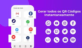 Leitor QR-Leitor Código Barras Cartaz