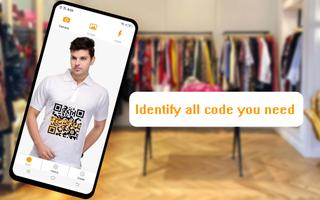 QR scanner - Generate and scan codes or barcodes screenshot 1