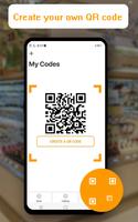 QR scanner - Generate and scan codes or barcodes 截图 3