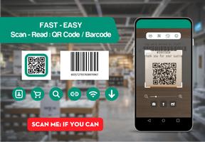 QR Scanner: Lecteur Code-barre Affiche