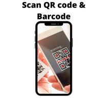 QR Barcode scanner and generator free poster