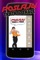 Pos Laju Track and Trace الملصق