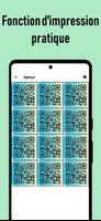 Créer QR code: Scanner code QR capture d'écran 2