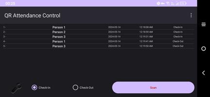 QR Attendance Control capture d'écran 1