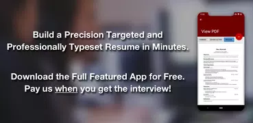 Resume Star - PDF Resume Build
